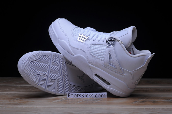 air jordan 4 retro “pure money” white 308497-100